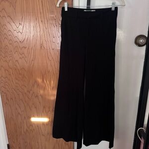 Anthropologie Elegant Black Women's Pants wide legs size 25
